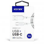 Câble USB à USB-C (1m) 2.4A SpeedCord