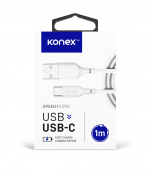 Câble USB à USB-C (1m) 2.4A SpeedCord