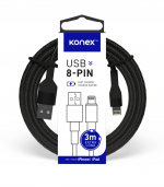 Câble USB à Lightning (8-PIN) (3m) 2.4A