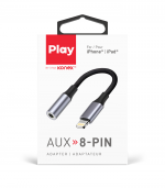 Adaptateur audio auxiliaire 3.5mm à Lightning (8-PIN)