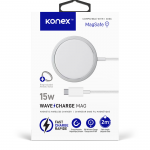 Chargeur sans fil magnétique 15W WaveCharge Mag (compatible MagSafe)