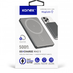 Chargeur portatif sans fil magnétique 15W 5000mAh (compatible MagSafe)