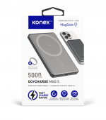 Chargeur portatif sans fil magnétique 15W 5000mAh (compatible MagSafe)