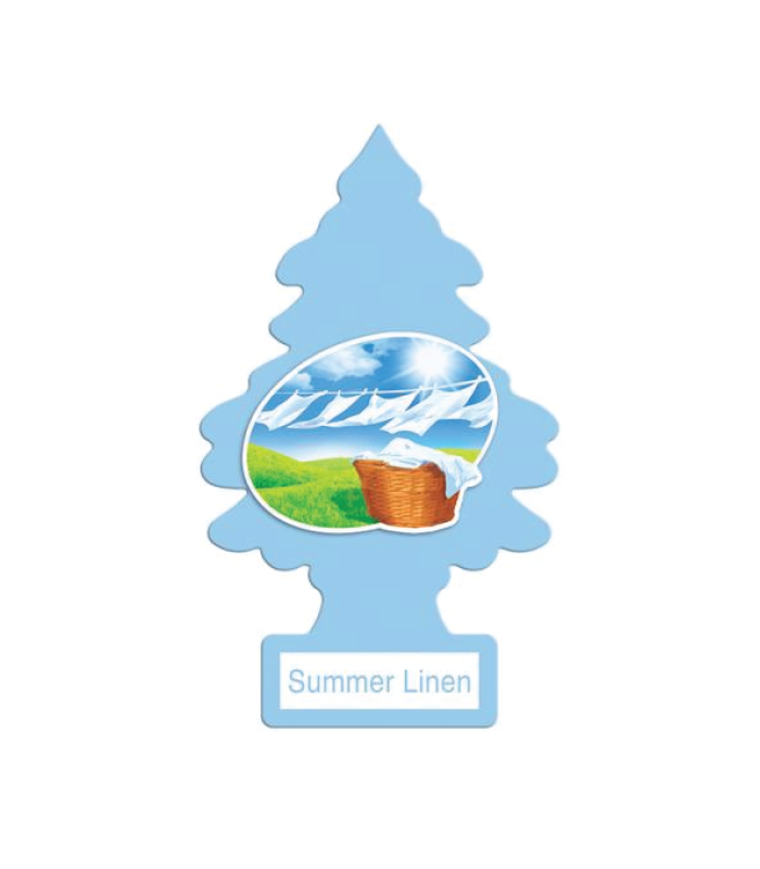 summer-linen-little-trees Désodorisant à suspendre Little Trees "Summer Linen" (24x 1-pack) – Image 1