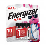Energizer Piles Alcaline Max AAA, 4-pq