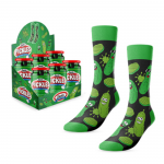 Présentoir comptoir chaussettes cadeaux unisexes "Pickles"