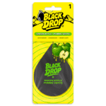 Désodorisant à suspendre pour voiture Black Drop "Pomme Verte"
