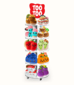 Présentoir rotatif peluches "Nomzies" Collection #2 TOOTOO CLUB