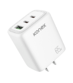 Chargeur mural 65W GaN USB-A + USB-C (PD) PowerCharge II – Image 2