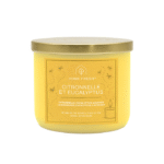 Chandelle de soja "Citronnelle et Eucalyptus" - 3 mèches