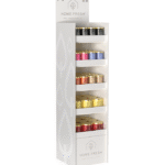 Présentoir plancher chandelles de soja Home Fresh - Collection Été 2026