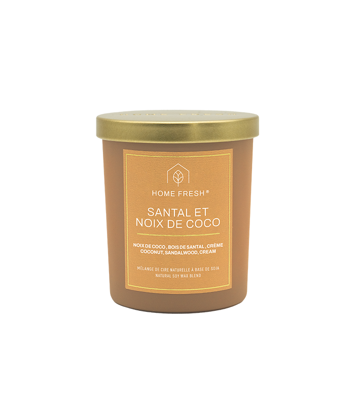 santal-noix-de-coco-1m Chandelle de soja "Santal et Noix de Coco" - 1 mèche – Image 1