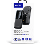 Chargeur portatif 10000mAh 22.5W (PD) GoCharge LINK 10 avec câbles intégrés