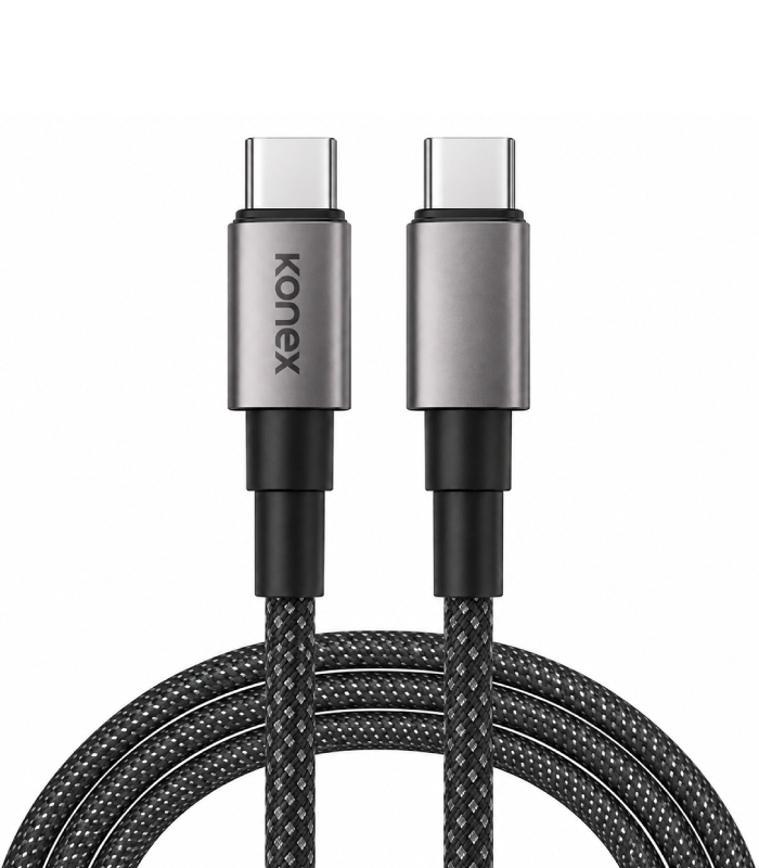 konex-c-c-cable-bulk Câble USB-C à USB-C (2m) 3A (en vrac) – Image 1